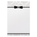 Formal Silver &amp; Black stationery