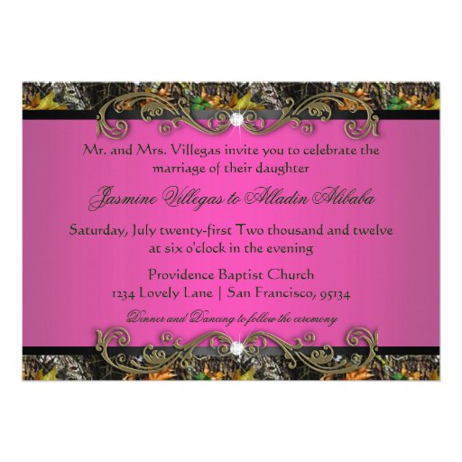 Formal - The Hunt is Over - Wedding Invitations