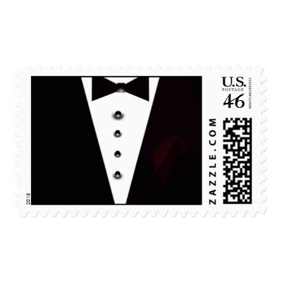 Formal tuxedo postage