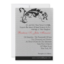 Formal Vintage Wedding Invitation