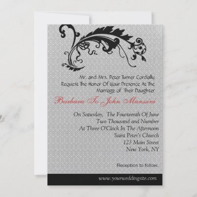 Formal Vintage Wedding Invitation by joycelebrations