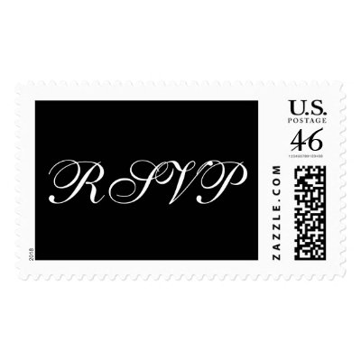 Formal Wedding RSVP Stamps by TDSwhite Formal Wedding Invitation Postage