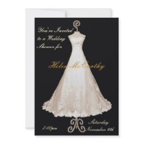 Formal Wedding Shower Invitation