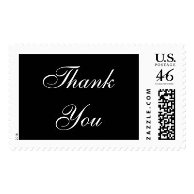 Formal Wedding Thank You Postage