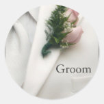 Formal White Tuxedo Stickers