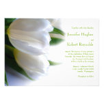 Formal White Wedding Invitation