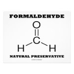 Formaldehyde Natural Preservative (Molecule) Personalized Invitation Formaldehyde Natural Preservative (Molecule) Personalized Invitation