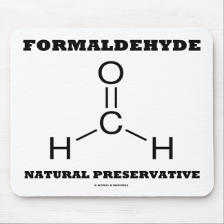 Formaldehyde Natural Preservative (Molecule) Mouse Pad