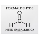 Formaldehyde Need Embalming? (Chemistry Humor) Letterhead Template