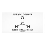Formaldehyde Need Embalming? (Chemistry Humor) Photo Greeting Card