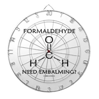 Formaldehyde Need Embalming? (Chemistry Molecule) Dart Boards