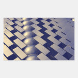 Formas geométricas del oro rectangular altavoces