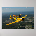 Formation Flying T6 Style posters