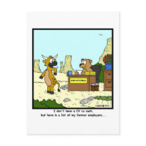 Former Employers: Cow Cartoon Postcards