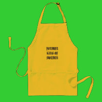FORMER KING OF SWEDEN aprons by VIKINGJIM FORMER KING OF SWEDEN aprons