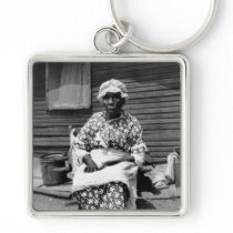 Former Slave Portrait, 1930s Key Chain