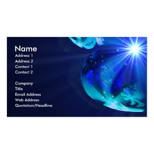 Forming Stars Business Card (front side)