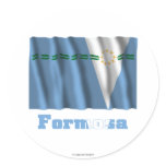 Formosa waving flag with name stickers