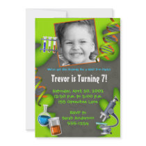 Formula for Fun - Boys Invitations