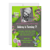 Formula for Fun - Girls Custom Invitation