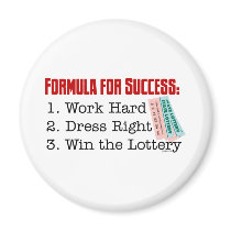FORMULA FOR SUCCESS FRIDGE MAGNET