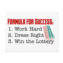 FORMULA FOR SUCCESS POSTCARDS