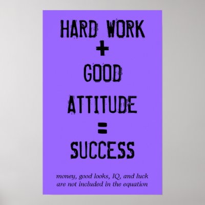 Formula for Success Poster