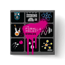 Formula Project Square Button - Customized