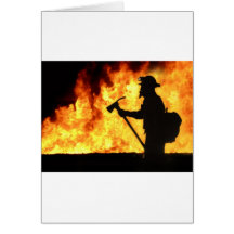 Forrest Fire Greeting Card