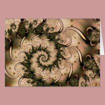 Forrest Green Spiral cards by Miincdesign Forrest Green Spiral cards