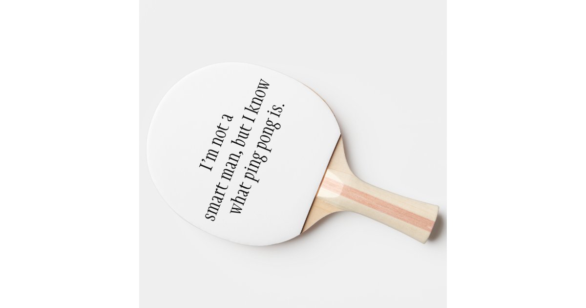 Forrest Gump Ping Pong Ping Pong Paddle Zazzle