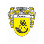 Forstner Coat of Arms (Mantled) Post Card