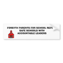 fORSYTH EDUCATION REFORM bumper stickers