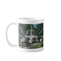 Forsyth Park Water Fountain Savannah Georgia GA mugs