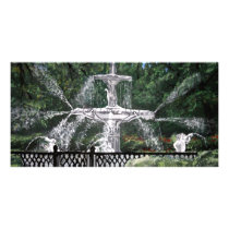 Forsyth Park Water Fountain Savannah Georgia GA photo cards