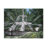 Forsyth Park Water Fountain Savannah Georgia GA postcards