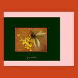 poster, dried, flower, bouquet, pink, forest,