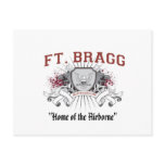 Fort Bragg "Home of the Airborne" Postcard