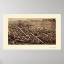 Fort Collins, CO Panoramic Map - 1899 Posters