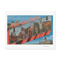 Fort Duchesen, Utah - Large Letter Scenes Postcards