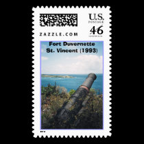 Fort Duvernette, St. Vincent  stamps