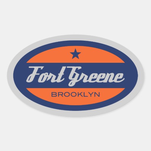 Fort Greene Oval Sticker