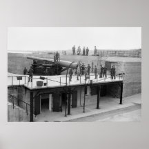 Fort Hamilton Cannon, 1908 Posters