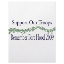 fort hood 2009 - Support Our Troops letterhead