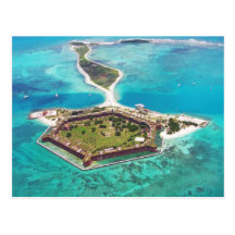 Fort Jefferson on Garden Key, Dry Tortugas NP Post Cards
