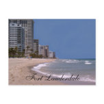 Fort Lauderdale Florida Beach & Ocean  Postcard