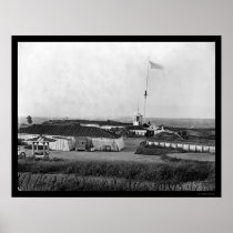 Fort Lincoln Interior near Washington, DC 1865 Poster