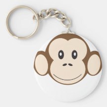 Fort Monkey Key Chain