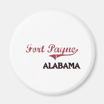 Fort Payne Alabama City Classic Magnet