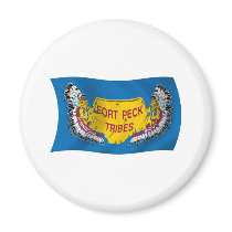 Fort Peck Assiniboine Flag Magnet